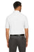 Core 365 CE112 Mens Fusion ChromaSoft Performance Moisture Wicking Short Sleeve Polo Shirt White Model Back