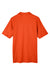 Core 365 CE112 Mens Fusion ChromaSoft Performance Moisture Wicking Short Sleeve Polo Shirt Campus Orange Flat Back