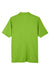 Core 365 CE112 Mens Fusion ChromaSoft Performance Moisture Wicking Short Sleeve Polo Shirt Acid Green Flat Back