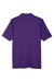 Core 365 CE112 Mens Fusion ChromaSoft Performance Moisture Wicking Short Sleeve Polo Shirt Campus Purple Flat Back