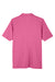 Core 365 CE112 Mens Fusion ChromaSoft Performance Moisture Wicking Short Sleeve Polo Shirt Charity Pink Flat Back