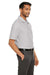 Core 365 CE112 Mens Fusion ChromaSoft Performance Moisture Wicking Short Sleeve Polo Shirt Platinum Grey Model 3q