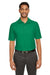 Core 365 CE112 Mens Fusion ChromaSoft Performance Moisture Wicking Short Sleeve Polo Shirt Kelly Green Model Front