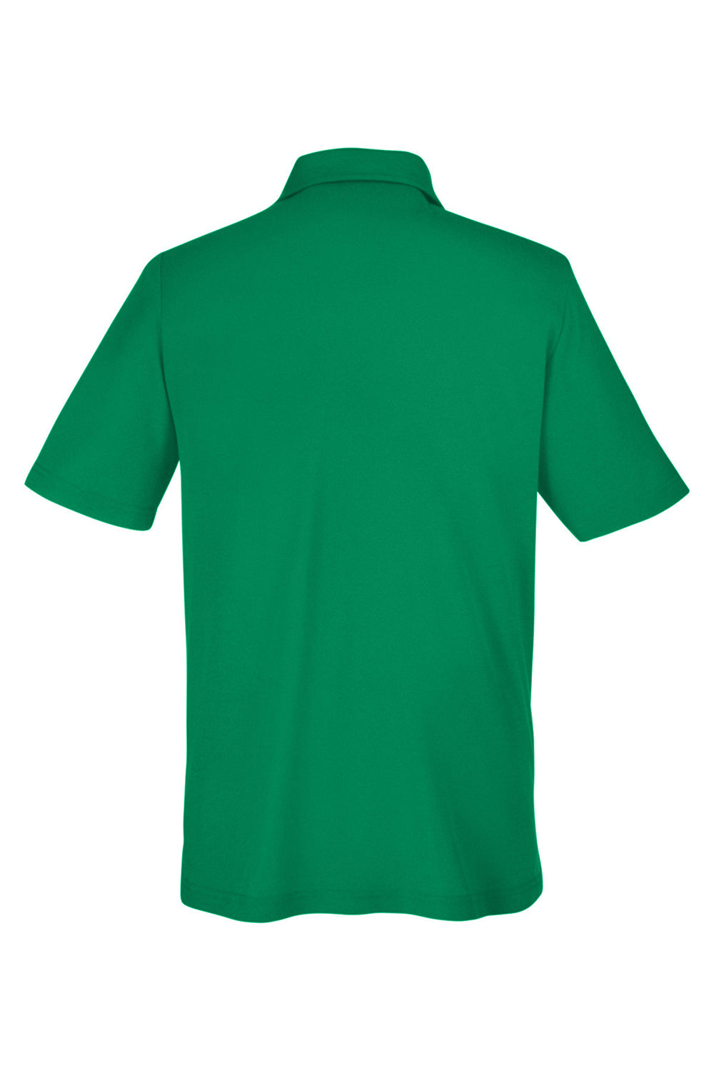 Core 365 CE112 Mens Fusion ChromaSoft Performance Moisture Wicking Short Sleeve Polo Shirt Kelly Green Flat Back