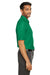 Core 365 CE112 Mens Fusion ChromaSoft Performance Moisture Wicking Short Sleeve Polo Shirt Kelly Green Model Side