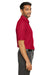 Core 365 CE112 Mens Fusion ChromaSoft Performance Moisture Wicking Short Sleeve Polo Shirt Classic Red Model Side