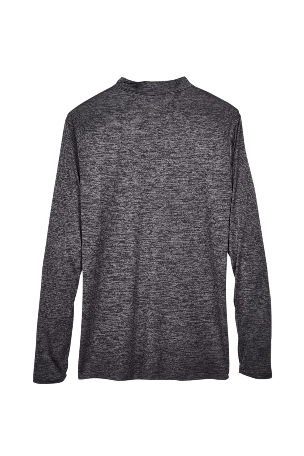 Core 365 CE401 Mens Kinetic Performance Moisture Wicking 1/4 Zip Sweatshirt Carbon Grey/Black Flat Back