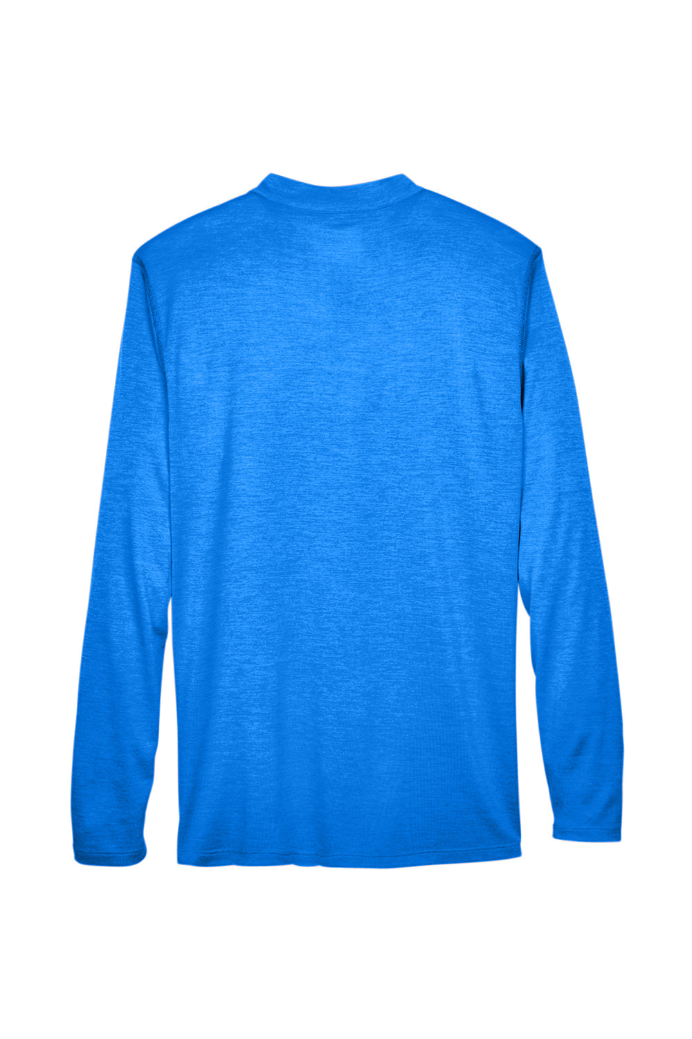 Core 365 CE401 Mens Kinetic Performance Moisture Wicking 1/4 Zip Sweatshirt True Royal Blue/Carbon Grey Flat Back