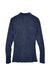 Core 365 CE401W Womens Kinetic Performance Moisture Wicking 1/4 Zip Sweatshirt Classic Navy Blue/Carbon Grey Flat Back