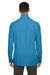 Core 365 CE405 Mens Fusion ChromaSoft Performance Moisture Wicking Pique 1/4 Zip Sweatshirt Electric Blue Model Back