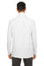 Core 365 CE405 Mens Fusion ChromaSoft Performance Moisture Wicking Pique 1/4 Zip Sweatshirt White Model Back