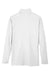 Core 365 CE405 Mens Fusion ChromaSoft Performance Moisture Wicking Pique 1/4 Zip Sweatshirt White Flat Back