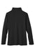 Core 365 CE405W Womens Fusion ChromaSoft Performance Moisture Wicking Pique 1/4 Zip Sweatshirt Black Flat Back