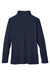 Core 365 CE405W Womens Fusion ChromaSoft Performance Moisture Wicking Pique 1/4 Zip Sweatshirt Classic Navy Blue Flat Back