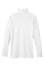 Core 365 CE405W Womens Fusion ChromaSoft Performance Moisture Wicking Pique 1/4 Zip Sweatshirt White Flat Back