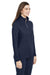 Core 365 CE405W Womens Fusion ChromaSoft Performance Moisture Wicking Pique 1/4 Zip Sweatshirt Classic Navy Blue Model 3q