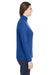 Core 365 CE405W Womens Fusion ChromaSoft Performance Moisture Wicking Pique 1/4 Zip Sweatshirt True Royal Blue Model Side