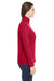 Core 365 CE405W Womens Fusion ChromaSoft Performance Moisture Wicking Pique 1/4 Zip Sweatshirt Classic Red Model Side