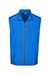 Core 365 CE703 Mens Techno Lite Water Resistant Full Zip Vest True Royal Blue Flat Front