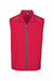 Core 365 CE703 Mens Techno Lite Water Resistant Full Zip Vest Classic Red Flat Front