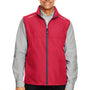 Core 365 Mens Techno Lite Water Resistant Full Zip Vest - Classic Red