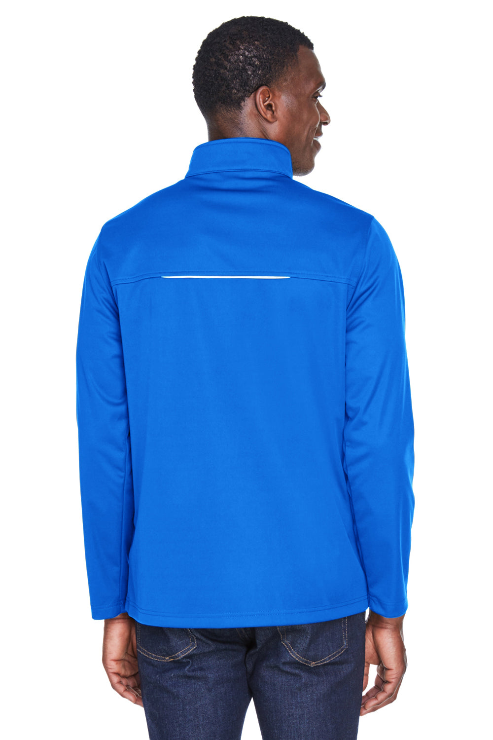 Core 365 CE708 Mens Techno Lite Water Resistant Full Zip Jacket True Royal Blue Model Back