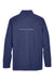 Core 365 CE708 Mens Techno Lite Water Resistant Full Zip Jacket Classic Navy Blue Flat Back