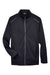 Core 365 CE708 Mens Techno Lite Water Resistant Full Zip Jacket Black Flat Front