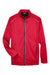 Core 365 CE708 Mens Techno Lite Water Resistant Full Zip Jacket Classic Red Flat Front