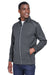 Core 365 CE708 Mens Techno Lite Water Resistant Full Zip Jacket Carbon Grey Model 3q