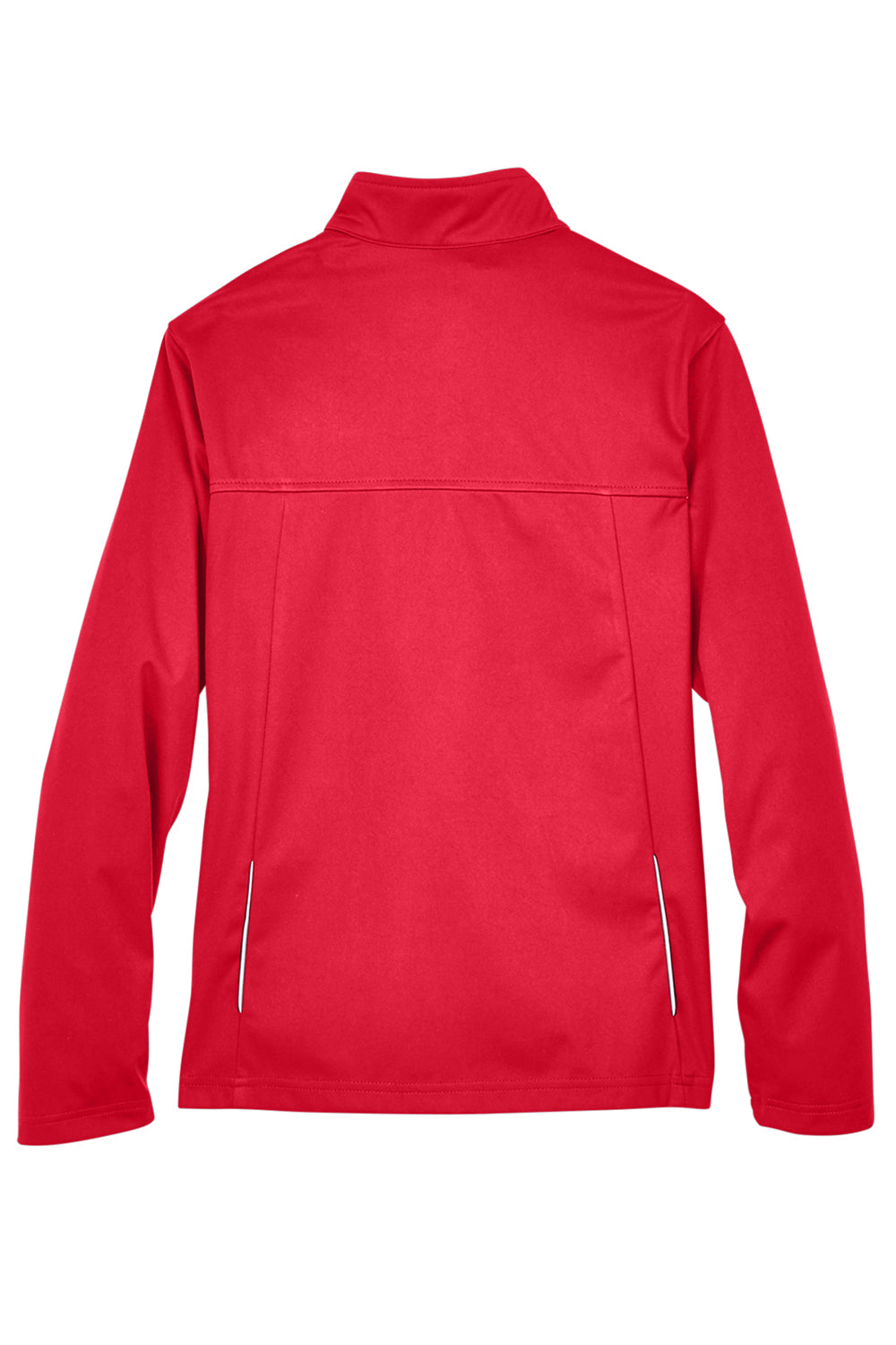 Core 365 CE708W Womens Techno Lite Water Resistant Full Zip Jacket Classic Red Flat Back