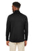 Core 365 CE801 Mens Fusion ChromaSoft Anti Static Fleece 1/4 Zip Sweatshirt Black Model Back