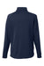 Core 365 CE801 Mens Fusion ChromaSoft Anti Static Fleece 1/4 Zip Sweatshirt Classic Navy Blue Flat Back