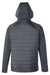 Core 365 CE808 Mens Techno Lite Hybrid Windproof & Waterproof Full Zip Hooded Jacket Carbon Grey Flat Back