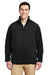 Core 365 CE890 Mens Journey Summit Hybrid Full Zip Jacket Black Model Front