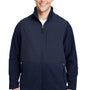 Core 365 Mens Journey Summit Hybrid Full Zip Jacket - Classic Navy Blue