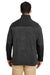 Core 365 CE890 Mens Journey Summit Hybrid Full Zip Jacket Heather Charcoal Grey/Black Model Back