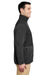 Core 365 CE890 Mens Journey Summit Hybrid Full Zip Jacket Heather Charcoal Grey/Black Model Side