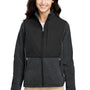 Core 365 Womens Journey Summit Hybrid Full Zip Jacket - Heather Charcoal Grey/Black