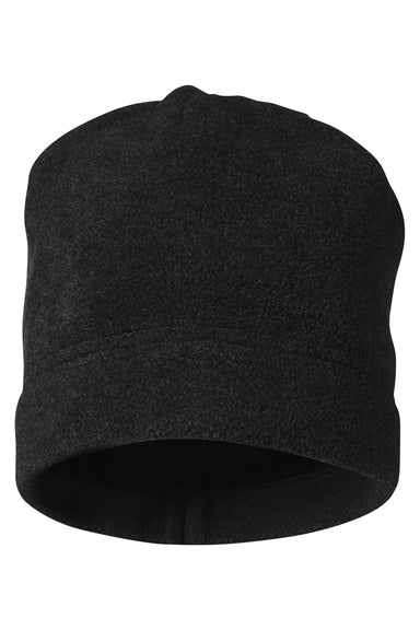 Core 365 CE901 Mens Journey Fleece Beanie Black Flat Front