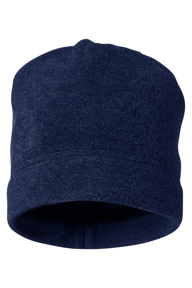 Core 365 CE901 Mens Journey Fleece Beanie Classic Navy Blue Flat Front