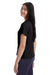 Champion CHP130 Womens Sport Soft Touch Short Sleeve Crewneck T-Shirt Black Model Side