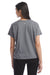 Champion CHP130 Womens Sport Soft Touch Short Sleeve Crewneck T-Shirt Heather Grey Model Back