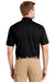 CornerStone CS4020 Mens Industrial Moisture Wicking Short Sleeve Polo Shirt Black Model Back