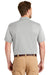 CornerStone CS4020P Mens Industrial Moisture Wicking Short Sleeve Polo Shirt w/ Pocket Light Grey Model Back