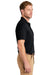 CornerStone CS4020P Mens Industrial Moisture Wicking Short Sleeve Polo Shirt w/ Pocket Navy Blue Model Side