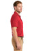 CornerStone CS4020P Mens Industrial Moisture Wicking Short Sleeve Polo Shirt w/ Pocket Red Model Side