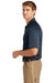 CornerStone CS410/TLCS410 Mens Select Tactical Moisture Wicking Short Sleeve Polo Shirt Dark Navy Blue Model Side