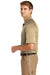 CornerStone CS410/TLCS410 Mens Select Tactical Moisture Wicking Short Sleeve Polo Shirt Tan Model Side