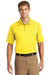 CornerStone CS410/TLCS410 Mens Select Tactical Moisture Wicking Short Sleeve Polo Shirt Yellow Model Front